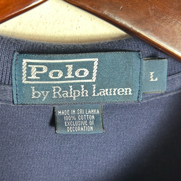 Ralph Lauren Deep Blue Cotton Polo - Picture 3 of 6